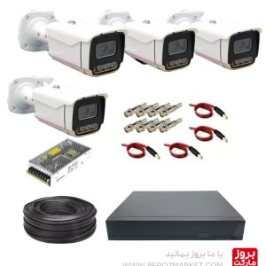 پکیج کامل دوربین مداربسته ۴ عددی